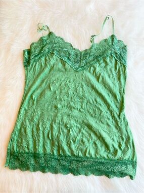 Weavers Green Lace-Trim Camisole